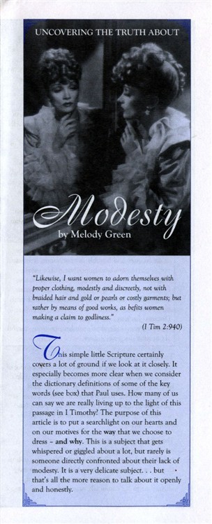 Modesty